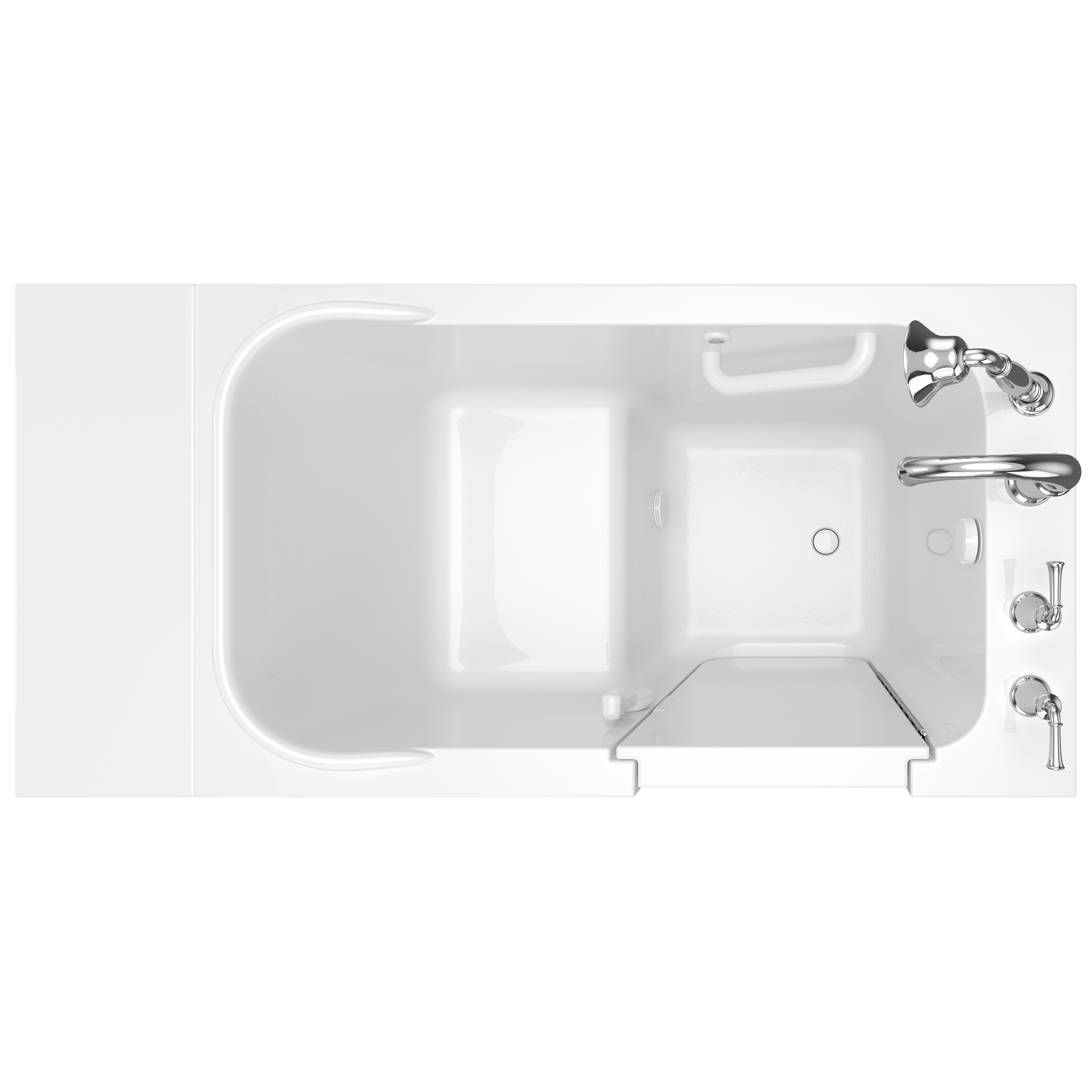 Gelcoat Value Series 28 x 48Inch Walkin Tub With Soaker System